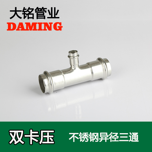 DN20*15 榴莲视频APP官网异径三通接头(304 316L)