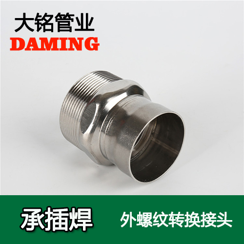 DN100*4 承插焊接式榴莲视频APP官网外螺纹转换接头（304 316L）