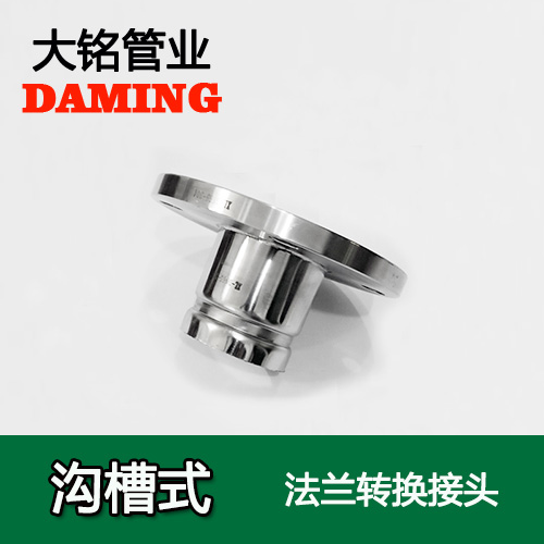 DN150 沟槽式榴莲视频APP官网法兰转换直通接头（304 316L）